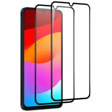 NORTHJO Galaxy A07 2-PACK Sk&auml;rmskydd Helt&auml;ckande H&auml;rdat Glas