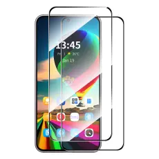 ENKAY Galaxy S25 FE 2-PACK Skärmskydd Heltäckande Härdat Glas