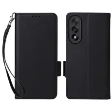 OnePlus Nord 5 5G Fodral Litchi Läder Svart