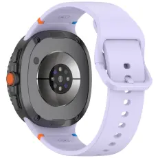 Galaxy Watch 8 46/44/40 mm Klockarmband Silkon Lila