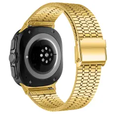 Galaxy Watch 8 46/44/40 mm Armband Rostfritt Stål Guld