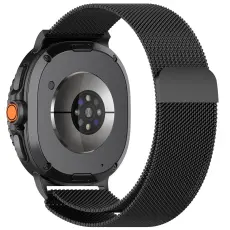 Galaxy Watch 8 46/44/40 mm Armband Milanese Loop Svart