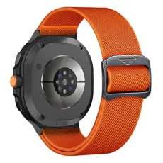Galaxy Watch 8 46/44/40 mm Armband Justerbart Nylon Orange