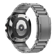 Samsung Galaxy Watch 8 46/44/40 mm Armband Metall Grå