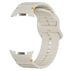 KALEBOL Galaxy Watch 8 46/44/40 mm Armband Wave Beige
