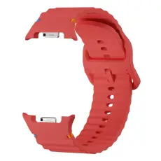 KALEBOL Galaxy Watch 8 46/44/40 mm Armband Wave Röd