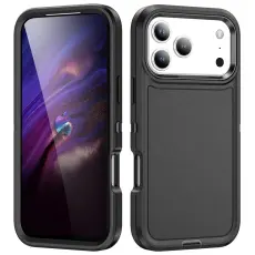iPhone 17 Pro Skal Extreme Shockproof Hybrid Svart