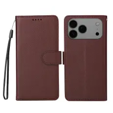 iPhone 17 Pro Max Fodral RFID Läder Brun