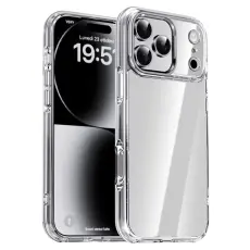 IPAKY iPhone 17 Pro Max Skal Shockproof Transparent / Silver