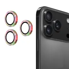 ENKAY Phone 17 Pro Max / 17 Pro Linsskydd Glitter Colorful