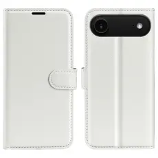 iPhone Air Fodral Litchi Läder Vit