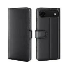 iPhone Air Fodral Premium Äkta Läder Svart
