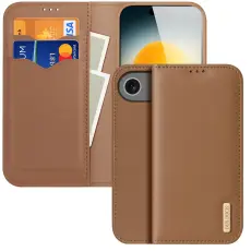 DUX DUCIS iPhone Air Fodral HIVO Äkta Läder Brun
