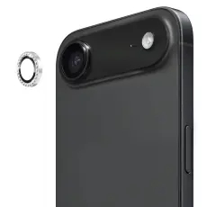 ENKAY iPhone Air Linsskydd Strass Silver