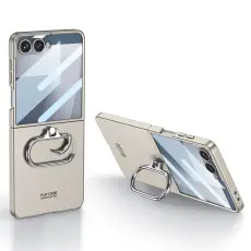 GKK Galazy Z Flip 7 Skal Kickstand Hybrid Titanium Grey