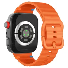 Huawei Watch Fit 4 Pro / 4 / 3 Klockarmband Wave Silikon Orange