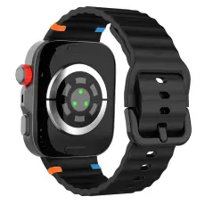 Huawei Watch Fit 4 Pro / 4 / 3 Klockarmband Wave Silikon Svart