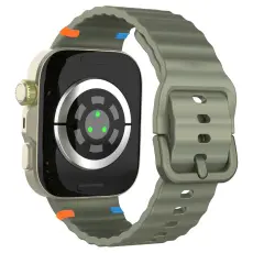 Huawei Watch Fit 4 Pro / 4 / 3 Klockarmband Wave Silikon Gr&ouml;n