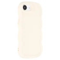 iPhone 17e / 16e Mobilskal Wavy Off White