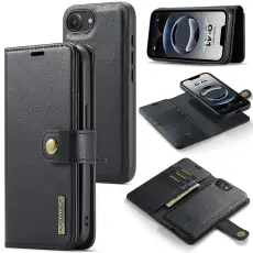 DG.MING iPhone 16e 2in1 Magnet Fodral / Skal Svart