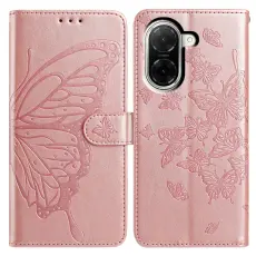 Xiaomi Redmi A5 Fodral Med Fjäril Tryck Roséguld