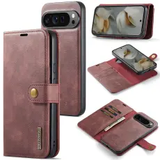 DG.MING Google Pixel 10 Pro XL 2in1 Magnet Fodral / Skal Röd