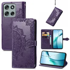Motorola Moto G56 5G Fodral Mandala L&auml;der Lila