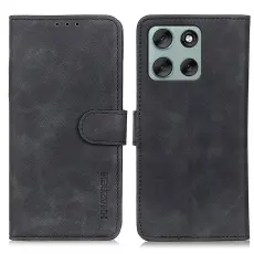 KHAZNEH Motorola Moto G56 5G Fodral L&auml;der Svart