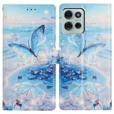 Motorola Moto G86 5G Fodral Med Tryck Hav / Fjäril