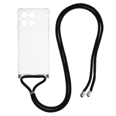 Motorola Moto G86 5G Skal Med Mobilsnöre Transparent