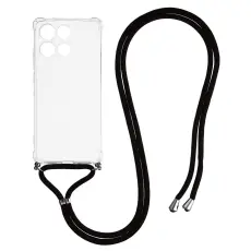 Motorola Moto G56 5G Skal Med Mobilsnöre Transparent