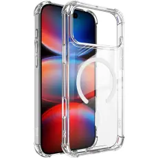 IMAK iPhone 17 Pro Skal MagSafe Shockproof Transparent