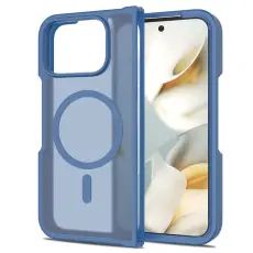 Google Pixel 10 Pro Fold Skal MagSafe Hybrid Skin Touch Bl&aring;