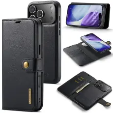 DG.MING iPhone 17 Pro 2in1 Magnet Fodral / Skal Svart