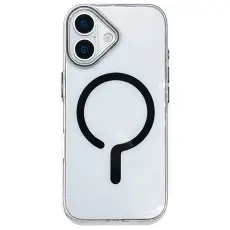 iPhone 17 Skal MagSafe Transparent / Svart