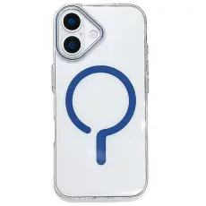 iPhone 17 Skal MagSafe Transparent / Blå