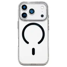 iPhone 17 Pro Skal MagSafe Transparent / Svart
