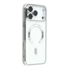 iPhone 17 Pro Max Skal MagSafe Electroplated TPU Silver
