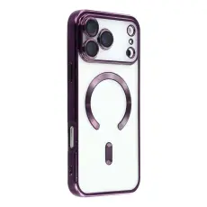 iPhone 17 Pro Skal MagSafe Electroplated TPU Lila