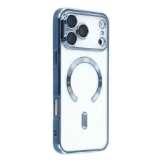 iPhone 17 Pro Skal MagSafe Electroplated TPU Blå