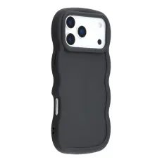 iPhone 17 Pro Mobilskal Wavy Svart