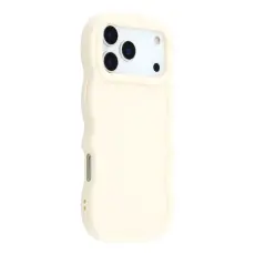 iPhone 17 Pro Mobilskal Wavy Off White