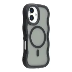 iPhone 17 Skal MagSafe Wavy Matt Svart