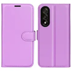 OnePlus Nord 5 5G Fodral Litchi Läder Lila