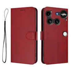 Nothing Phone 3 Fodral RFID Läder Röd