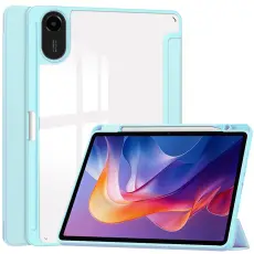 Xiaomi Redmi Pad 2 Fodral Tri-Fold Hybrid Blå