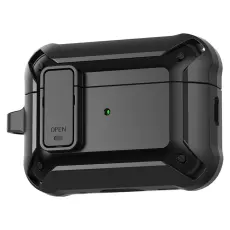 AirPods Pro 3 Skal Shockproof Hybrid Armor Svart