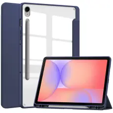 Samsung Galaxy Tab S10 Lite Fodral Tri-Fold Hybrid M&ouml;rk Bl&aring;