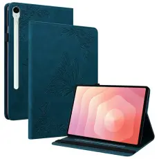 Samsung Galaxy Tab S11 Fodral Butterfly Flower Blå