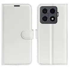 Xiaomi 15T Pro Fodral Litchi Läder Vit